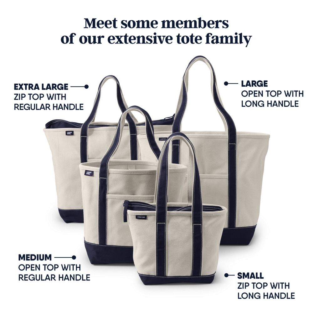 Large Vs. Medium @landsend Tote Bag! Hope this helps for soze comparis