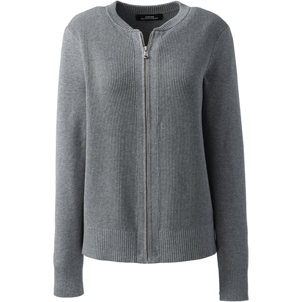 women's zipper cardigan sweaters