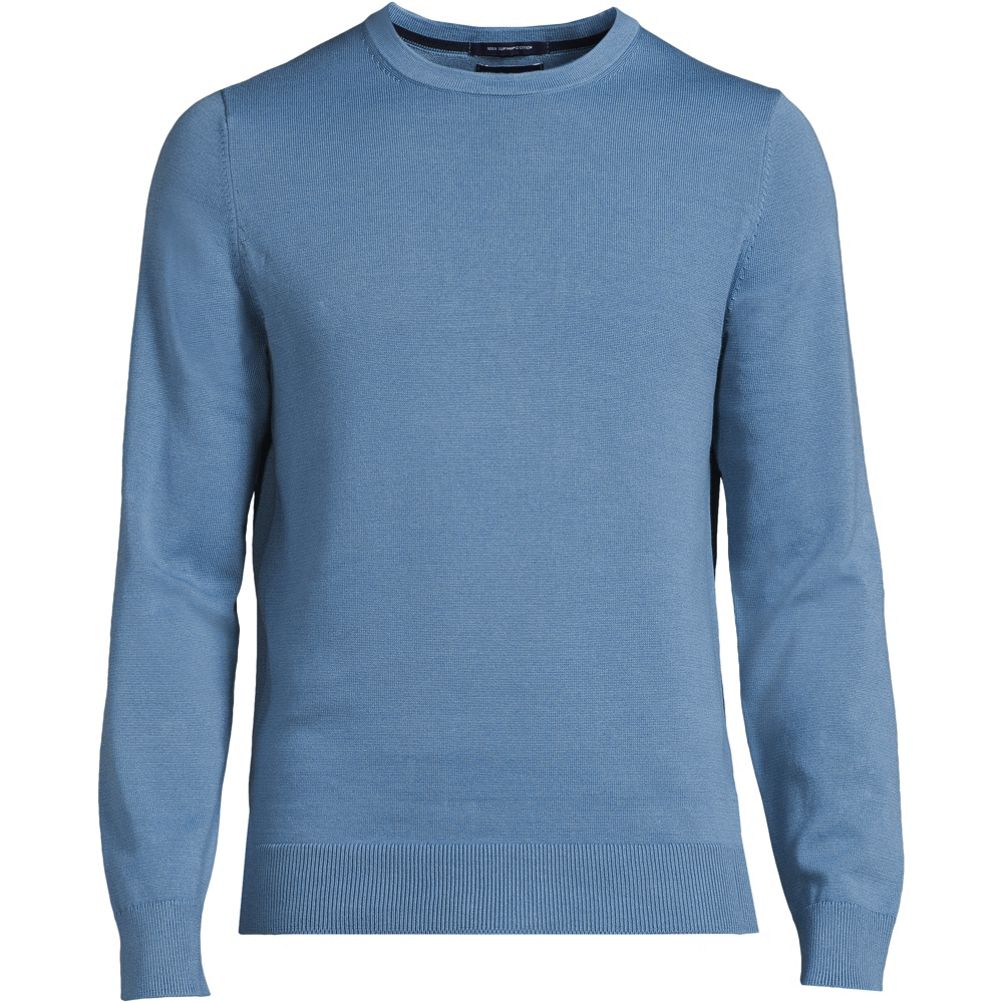 mens cotton crewneck sweater