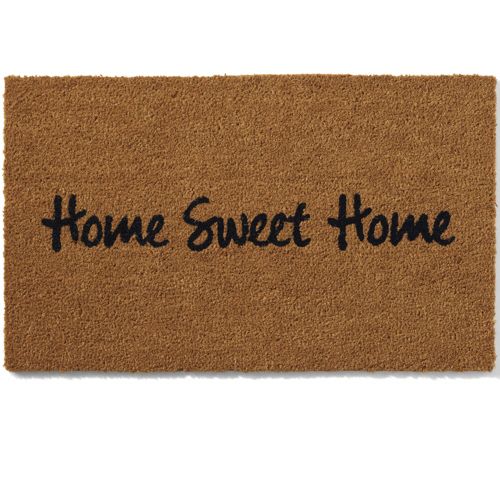 Northlight Gold and Natural Coir Rectangular Welcome Doormat 23