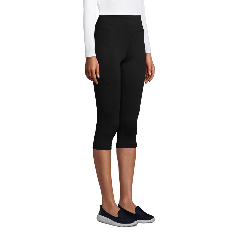 Women's Active Compression Slimming Pocket Capri Leggings