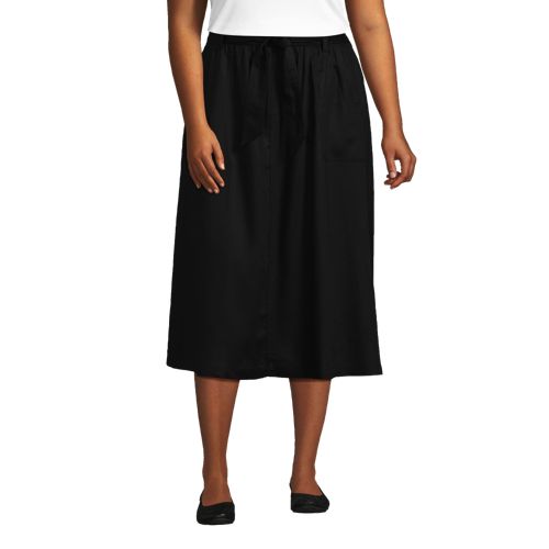 Women's Black Skirts | Lands' End