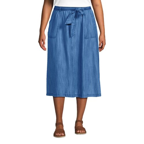 Women's Below-the-Knee Skirts | Lands' End